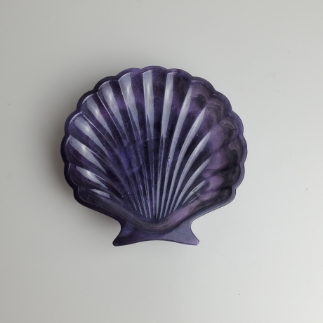 Muschelschale aus Epoxidharz