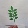 Blätterzweig - grün (Häkelblume)
