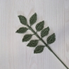 Blätterzweig - dunkelgrün (Häkelblume)