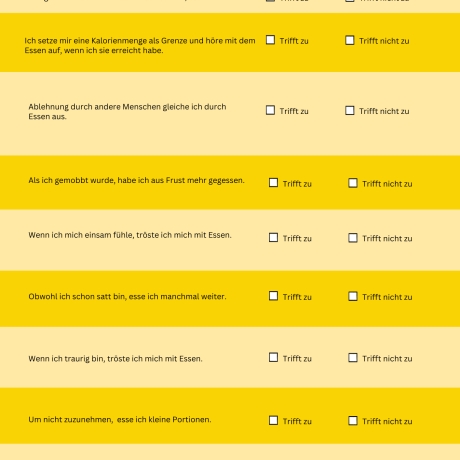 Ernährungs- u. Bewegungstagebuch + Essverhalten-Checkvorlage