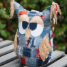 UPCYCLING Türstopper Eule mit Trageschlaufe