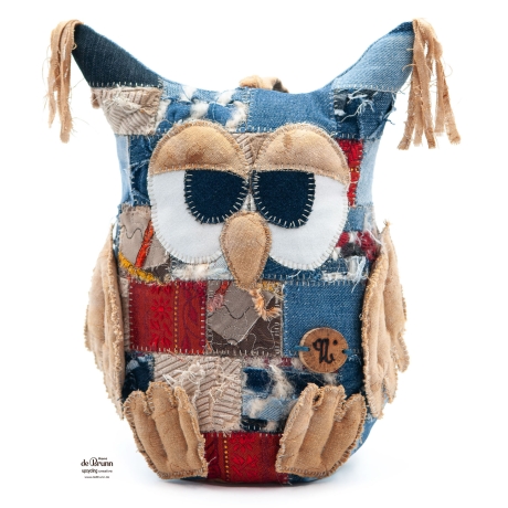 UPCYCLING Türstopper Eule