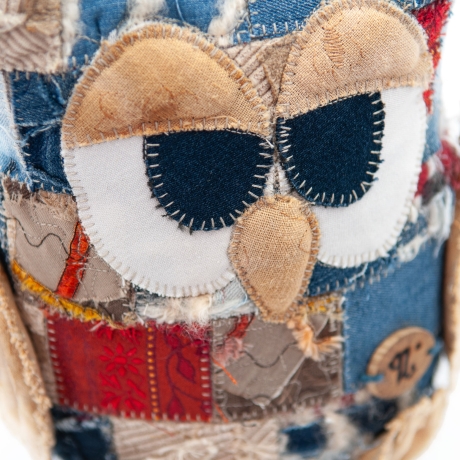 UPCYCLING Türstopper Eule