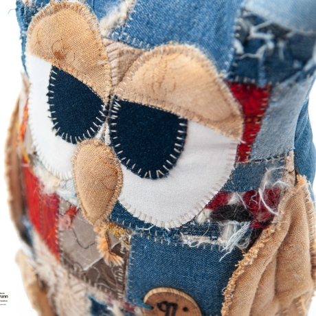 UPCYCLING Türstopper Eule