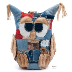 UPCYCLING Türstopper Eule