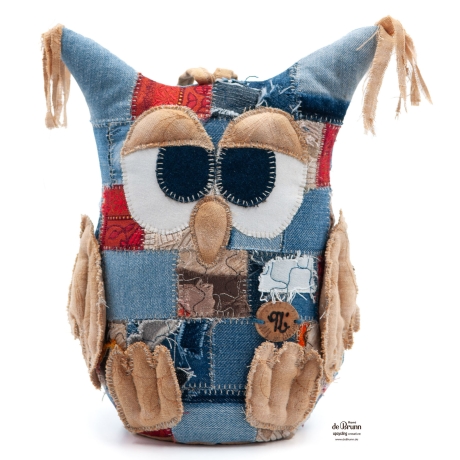 UPCYCLING Türstopper Eule