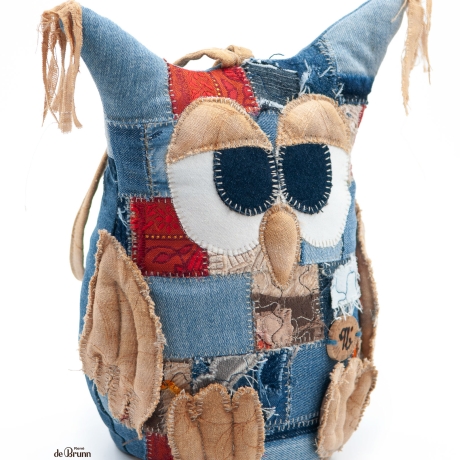 UPCYCLING Türstopper Eule