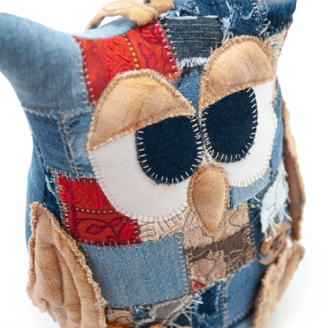 UPCYCLING Türstopper Eule