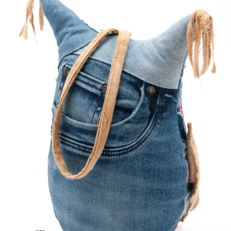 UPCYCLING Türstopper Eule