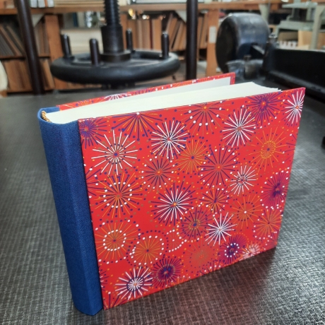Fotoalbum klein, Chiyogamipapier, handgemacht, 30 Blatt, creme