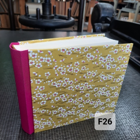 Fotoalbum klein, Chiyogamipapier, handgemacht, 30 Blatt, creme