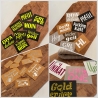 Labels zum Aufnähen SnapPap mit Handmade Plott Glitzerfolie
