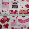 Falling In Love - items on white