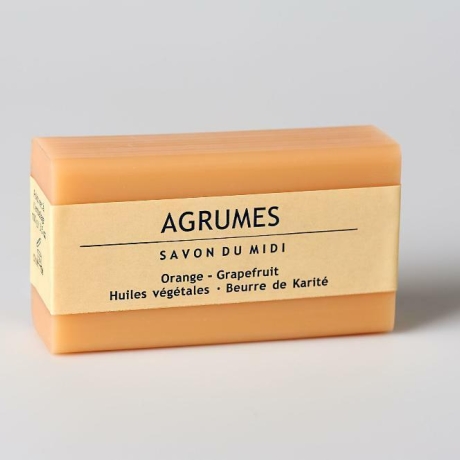 Franz. Karité-Butter Naturseife Agrumes, 100 g. 