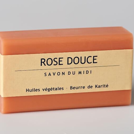 Franz. Karité-Butter Naturseife Rose, 100 g. # FS 09