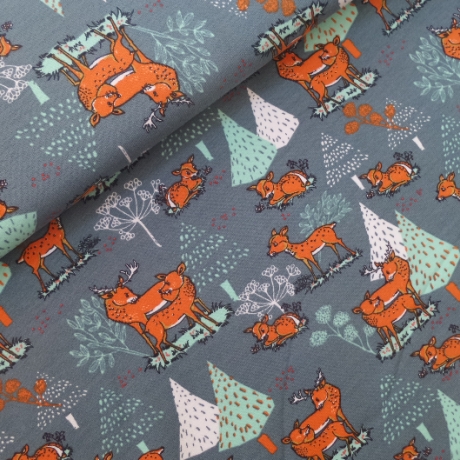 Familie Rothirsch Biosweat Lillestoff