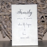 Schild Holz Family ...  Shabby Chic - 24 x 15 cm