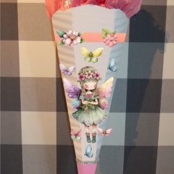 Schultüte Bastelset Fee / Elfe Naira verschiedene Farben