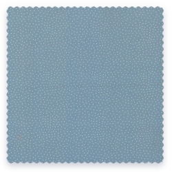 Druckstoff Fehmarn Mini Dots blau/weiß