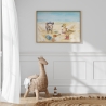 Bild Ferkel Flecki - Kunstdruck für Kinder