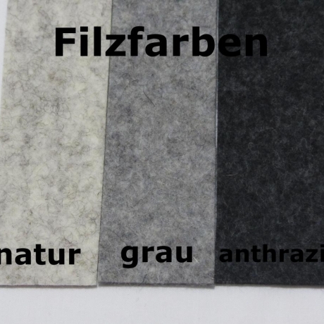 Mutterpass-Hülle aus 100% Wollfilz, Farben wählbar