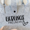 Filztasche Lieblings Freundin / Filztasche personalisiert 