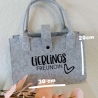 Filztasche Lieblings Freundin / Filztasche personalisiert 
