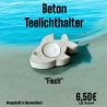 Beton Teelichthalter Fisch | Geschenk | Tierliebhaber | Deko