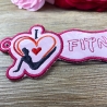 Stickdatei 3D-Anhänger FITNESSQUEEN, 3D-Stick, Lesezeichen