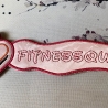 Stickdatei 3D-Anhänger FITNESSQUEEN, 3D-Stick, Lesezeichen