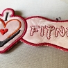 Stickdatei 3D-Anhänger FITNESSQUEEN, 3D-Stick, Lesezeichen