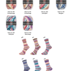 Fjord Socks Multicolor, Sockenwolle, Pro Lana, 4-fach Sockenwolle