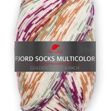 Pro Lana Fjord Socks Multicolor, 4-fädige Sockenwolle, Farbe 481