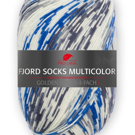 Pro Lana Fjord Socks Multicolor, 4-fädige Sockenwolle, Farbe 483