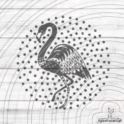 Plotter/Strass-Datei Flamingo SVG DXF