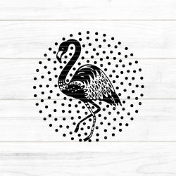 Plotter/Strass-Datei Flamingo SVG DXF