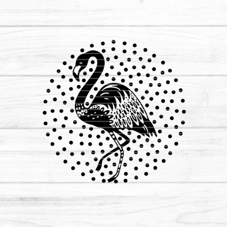 Plotter/Strass-Datei Flamingo SVG DXF