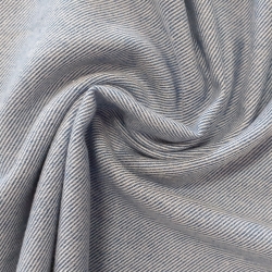 Webstoff Flanell hellgrau melange