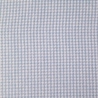 Webstoff Flanell hellblau Hahnentritt