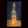 Lichtflasche, Flasche mit Licht Enjoy
