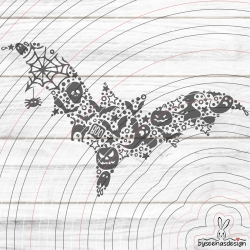 Fledermaus Plotterdatei SVG DXF 