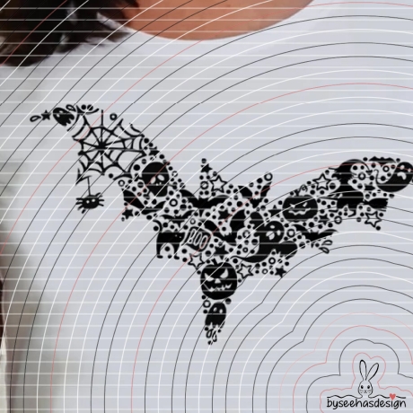 Fledermaus Plotterdatei SVG DXF 