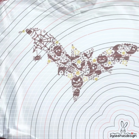 Fledermaus Plotterdatei SVG DXF 