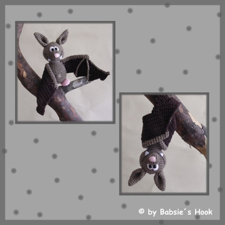 Häkelanleitung ♡ Fledermaus Flattimir♡ 
