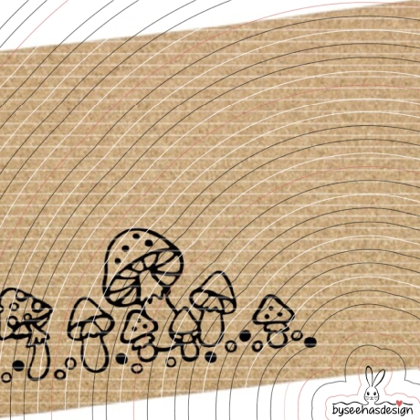 Fliegenpilze Plotterdatei SVG DXF 