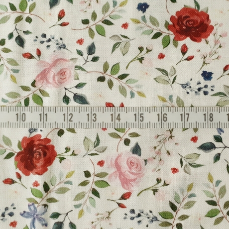 Druckstoff Florenz Blumen