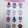 Stickerbogen Flower Power