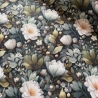 Flowing Bloom Blumen grün Taschenstoff wasserabweisend