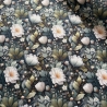 Flowing Bloom Blumen grün Taschenstoff wasserabweisend