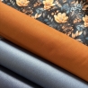 Flowing Bloom Blumen nachtblau Taschenstoff wasserabweisend
